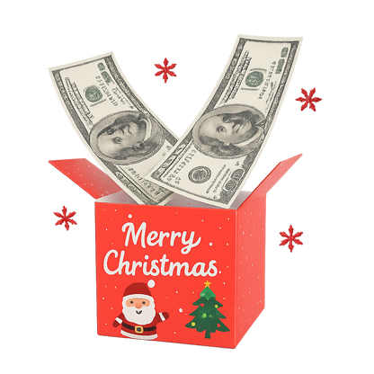 SantaBlast™ Exploding Christmas Gift Box